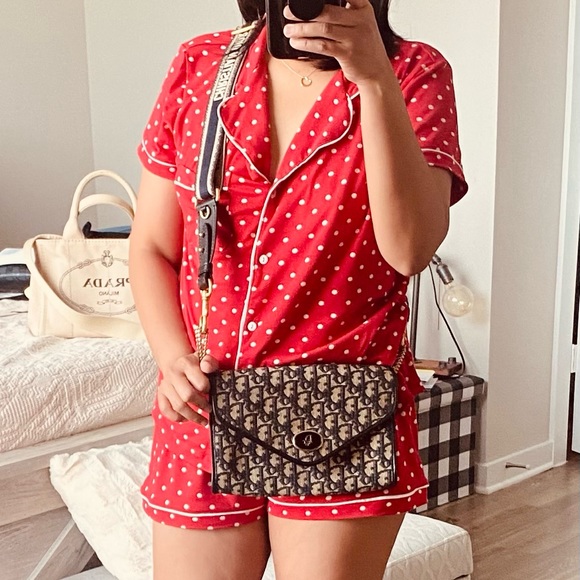 Authentic Vintage Dior Trotter Clutch with Chain - Picture 14 of 16